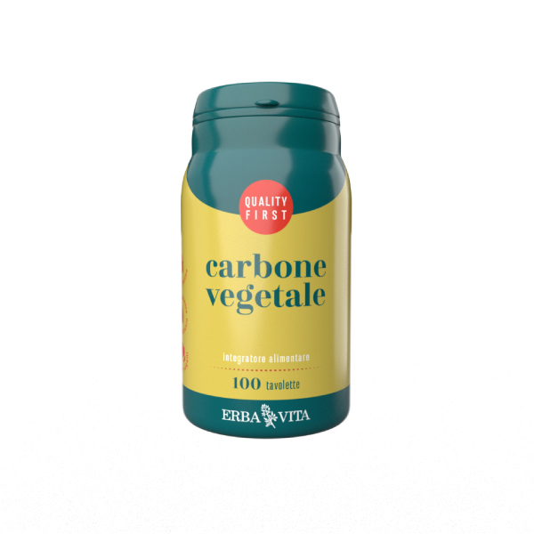 Carbone Vegetale 100 Tavoletta 500 Mg Erbavita