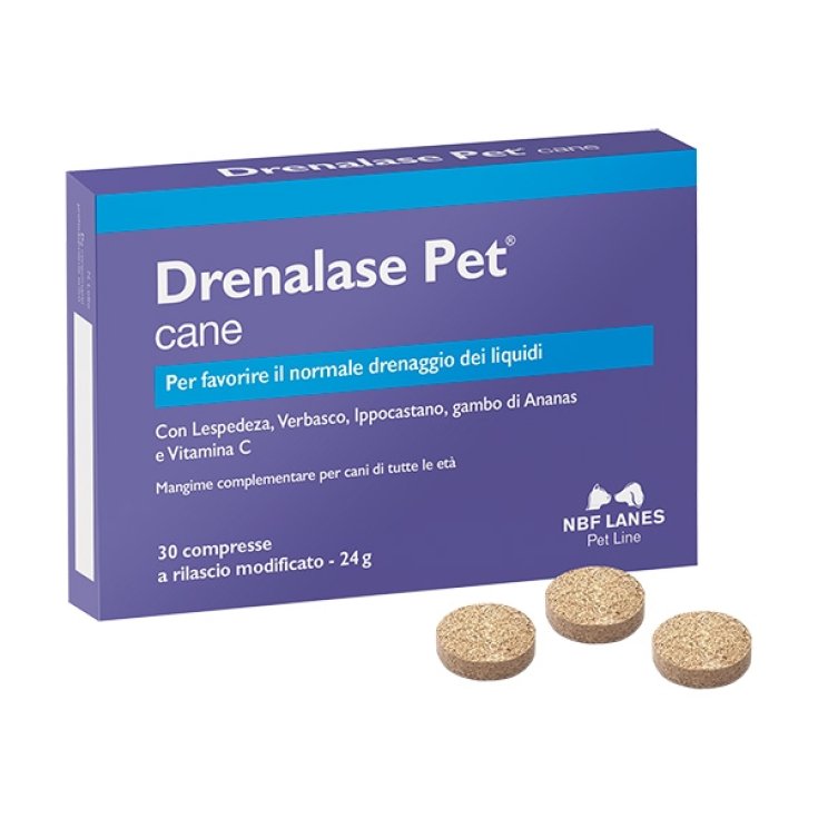 NBF LANES Drenalase Pet 30 Compresse - Mangime complementare per cani - Immagine 7