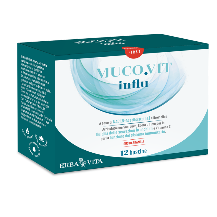 Erba Vita Muco.vit Influ Bustine 42 G Polvere Per Soluzione Orale Bambino - Immagine 3