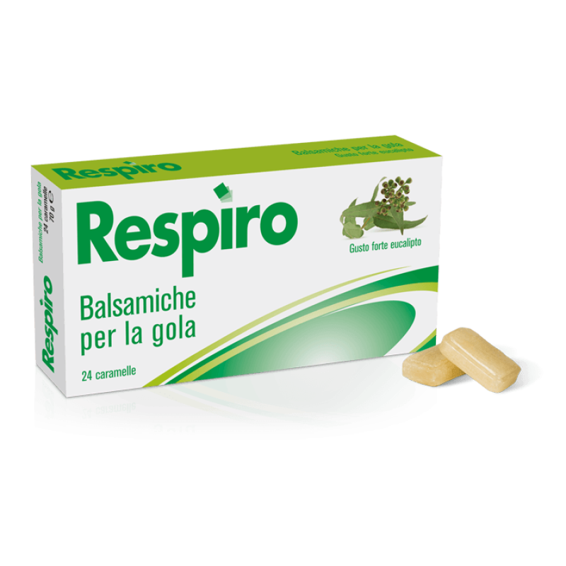 RESPIRO Balsamiche Eucalipto Montefarmaco OTC 24 Caramelle
