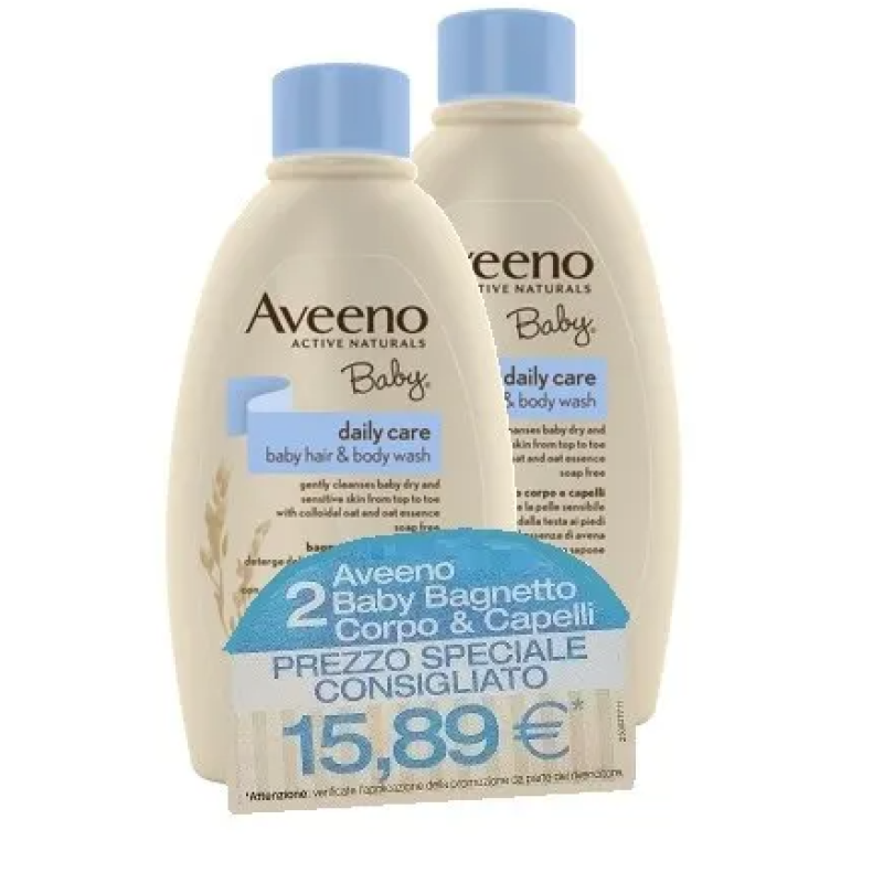 Aveeno Baby Bagnetto Corpo e capelli 2x250ml - Immagine 6