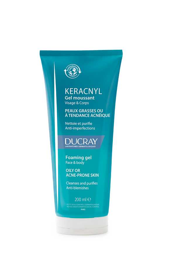 Ducray Keracnyl Gel Moussant - Gel Detergente Per Viso E Corpo 200 ml - Immagine 6