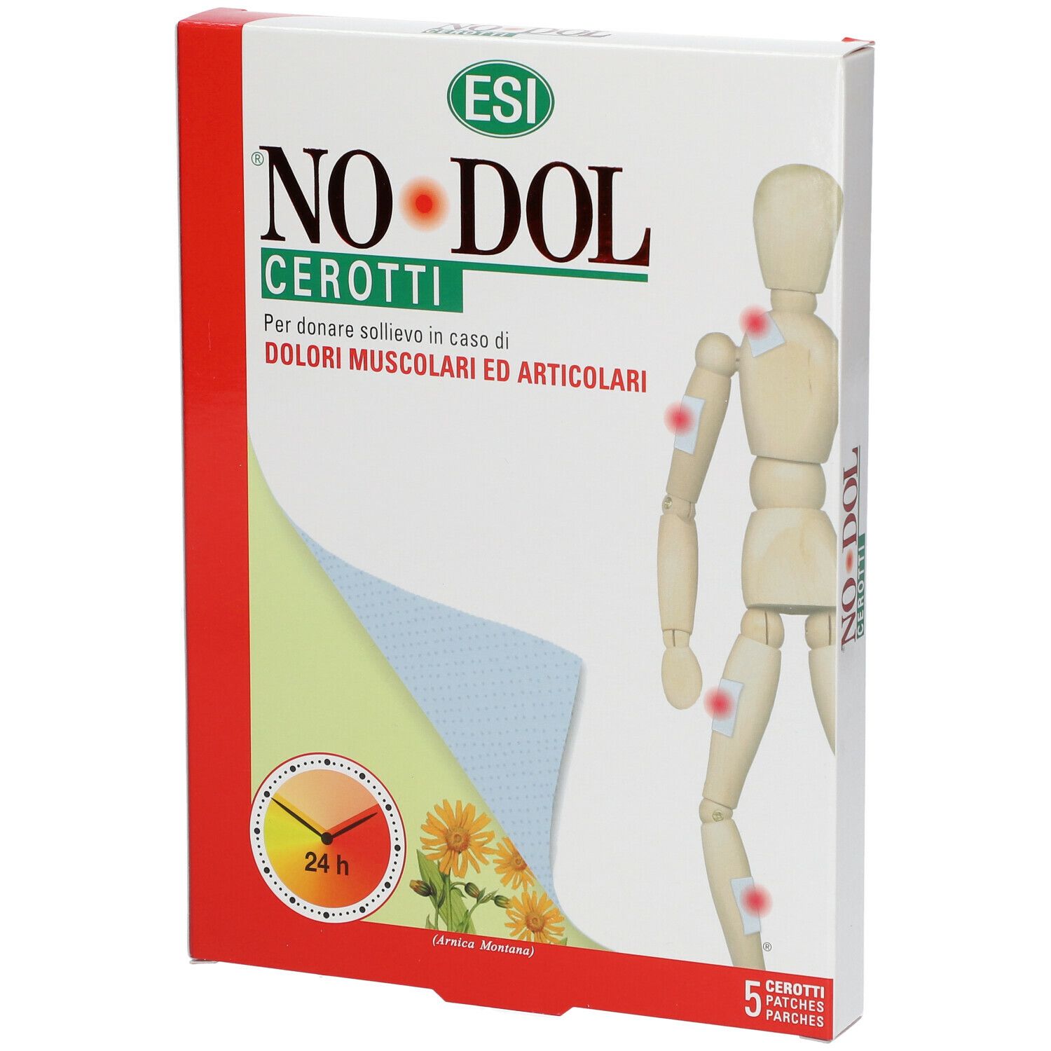 🩹 ESI No-Dol Cerotti Antinfiammatori | Confezione da 5 Pezzi | Dolori Muscolari - Immagine 5