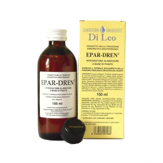Lab. Erboristico Di Leo Di Leo Epar Dren Integratore Per Il Fegato 150 Ml - Immagine 8