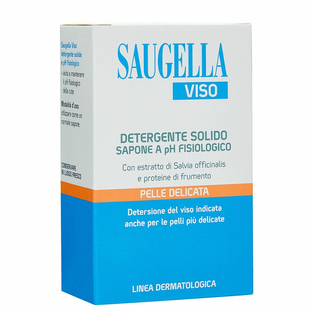 Saugella Viso Detergente Solido Ph Fisiologico Sapone Pelle Sensibile 100 G - Immagine 6