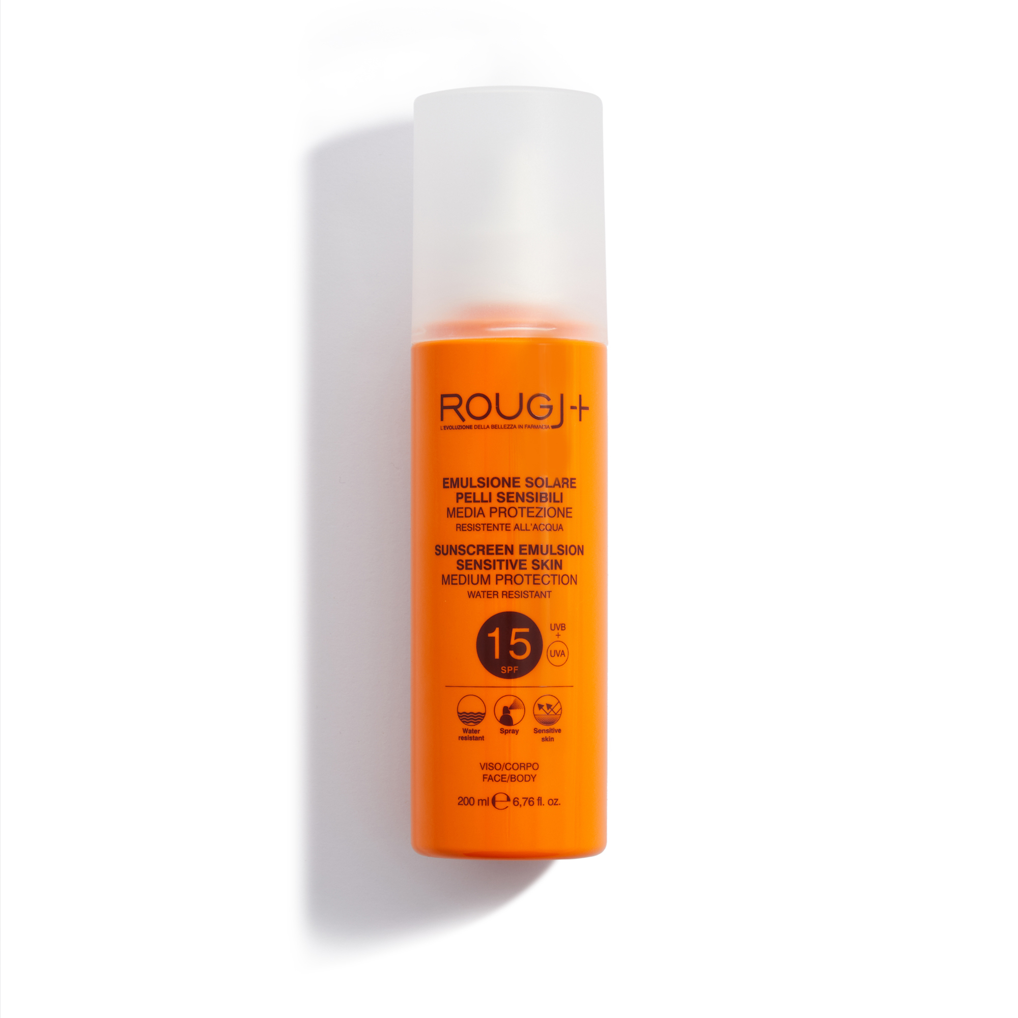 Rougj Crema Solare Spf15 Pelli Sensibili 200 Ml - Immagine 5