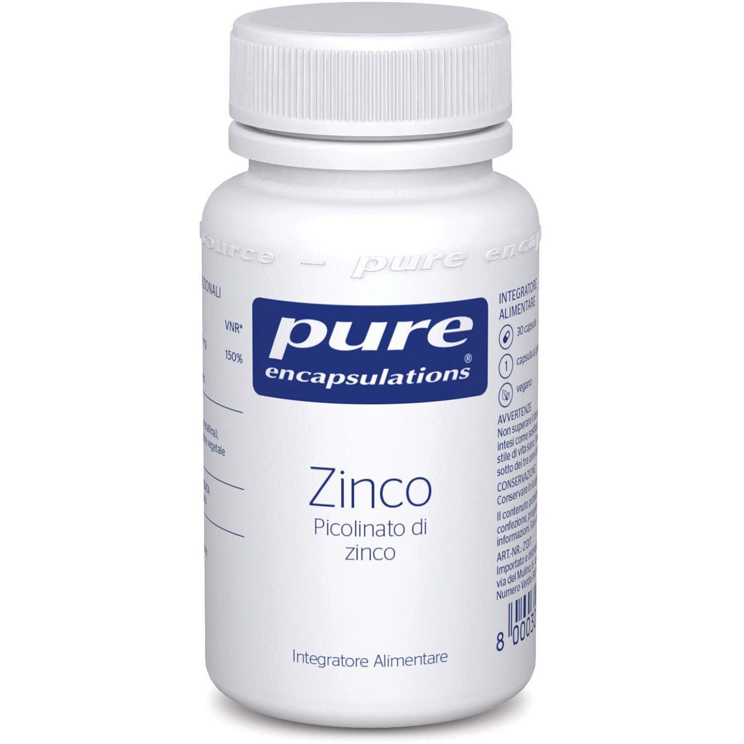 Pure Encapsulations Zinco 30 Compresse - Immagine 4