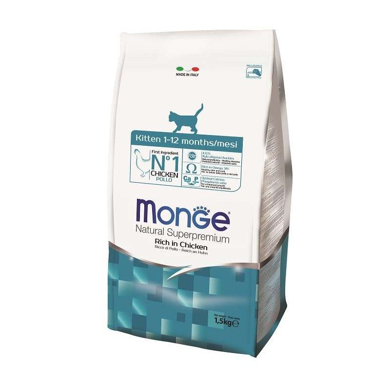 Monge Natural SUPERPREMIUM Cat Kitten Alimenti Gatto Secco Premium - Immagine 3