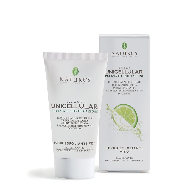 NATURE S Acque Unicellulari Pulizia E Tonificazione - Scrub Esfoliante Viso 50 ml - Immagine 6