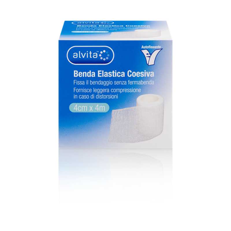 Alliance Healthcare Benda Elastica Autoadesiva Alvita 4X4cm, 1 Pezzo - Immagine 5