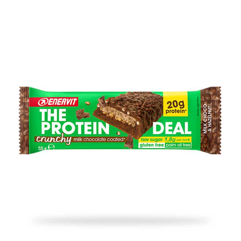 Enervit Spa Enervit The Protein Deal Crunchy Hazelnut 55 G - Immagine 6