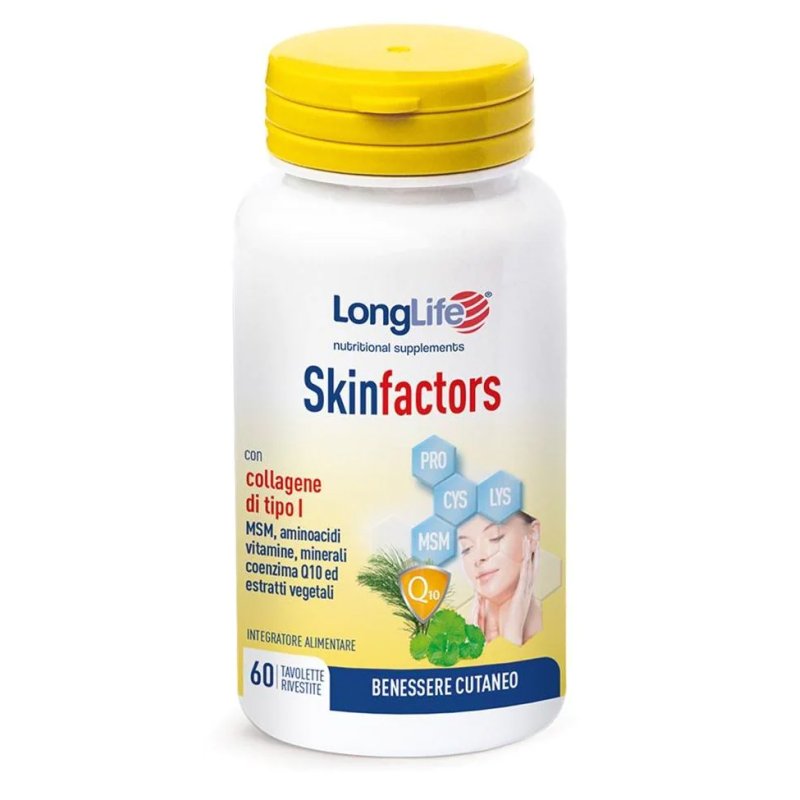 Longlife Skin Factors 60 Tavolette - Integratore Per La Pelle - Immagine 7