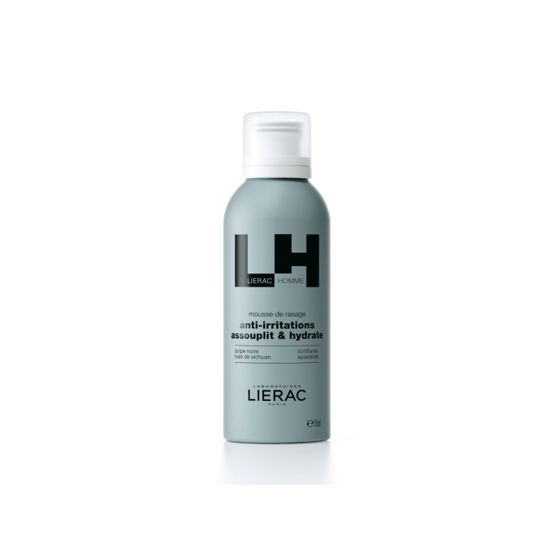 Lierac Homme Mousse Rasatura Anti-Irritazione Idratante Lenitiva 150 Ml Schiuma Da Barba - Immagine 3