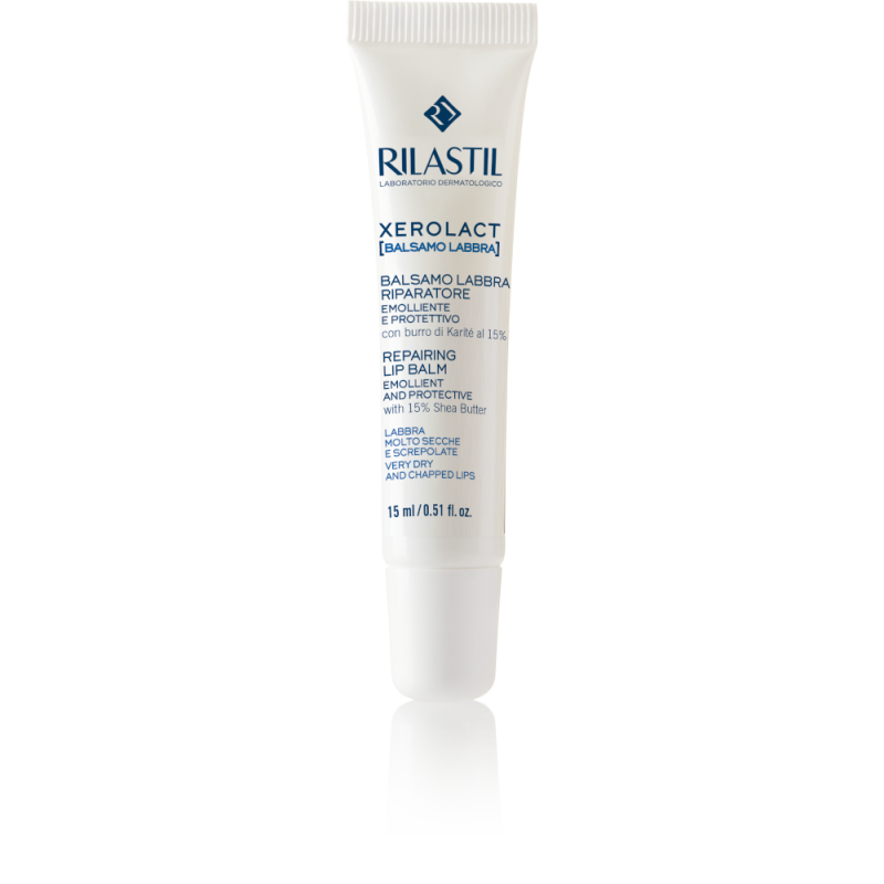 Rilastil Crema Xerolact Balsamo Labbra Riparatore, 15Ml - Immagine 6