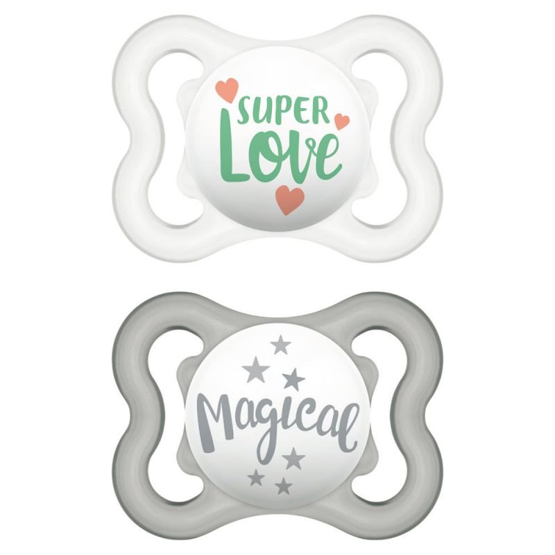 Mam Beige Air Succhietto 2-6 Mesi (Set Da 2), Ciuccio 2-6 Mesi Per Pelli Sensibili E Delicate, Neutro - Immagine 6