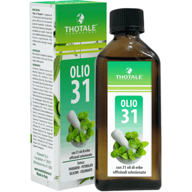Thotale Olio 31 Olio Tonificante Balsamico E Rassodante Per Le Pelle 100 Ml - Immagine 4
