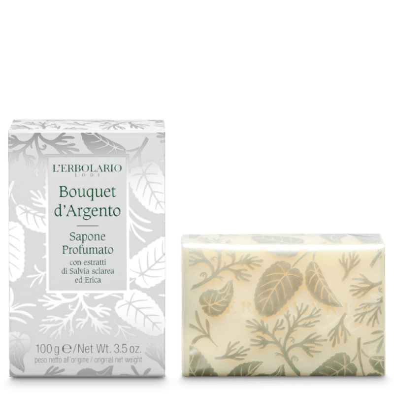 Sapone Profumato Bouquet D'Argento 100g - L'Erbolario - Immagine 2
