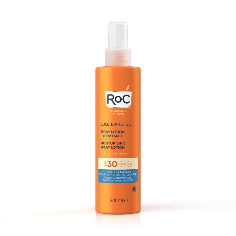 SOLEIL PROTECT Lozione Corpo Spray Idratante SPF30 RoC 200ml