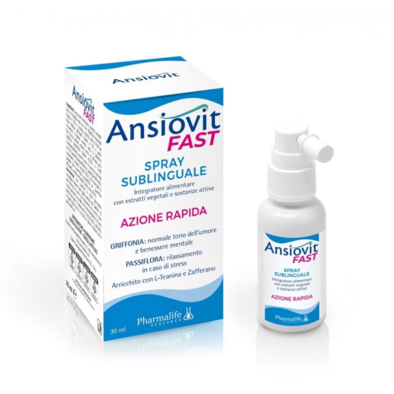 PHARMALIFE RESEARCH ANSIOVIT FAST SPRAY SUBLINGUALE 30 ML - Immagine 4