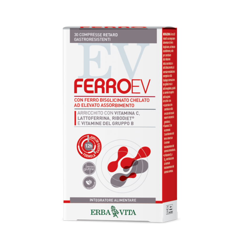 Erba Vita Ferro Ev Retard 30 Compresse - Immagine 5