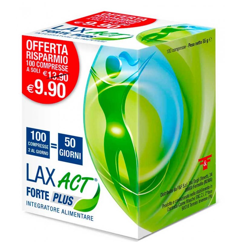 Lax Act Forte Plus F&F 100 Compresse