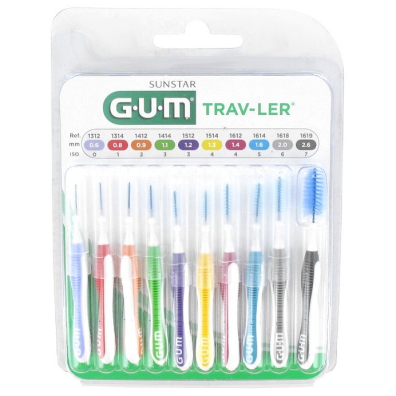 Gum® Trav-Ler® Scovolini Sunstar 10 Pezzi