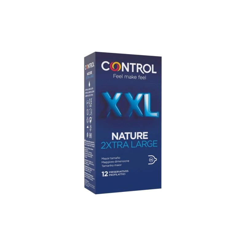 Control Nature Xxl Profilattici in Lattice Naturale 60 Mm 12 Pezzi - Control - Immagine 3