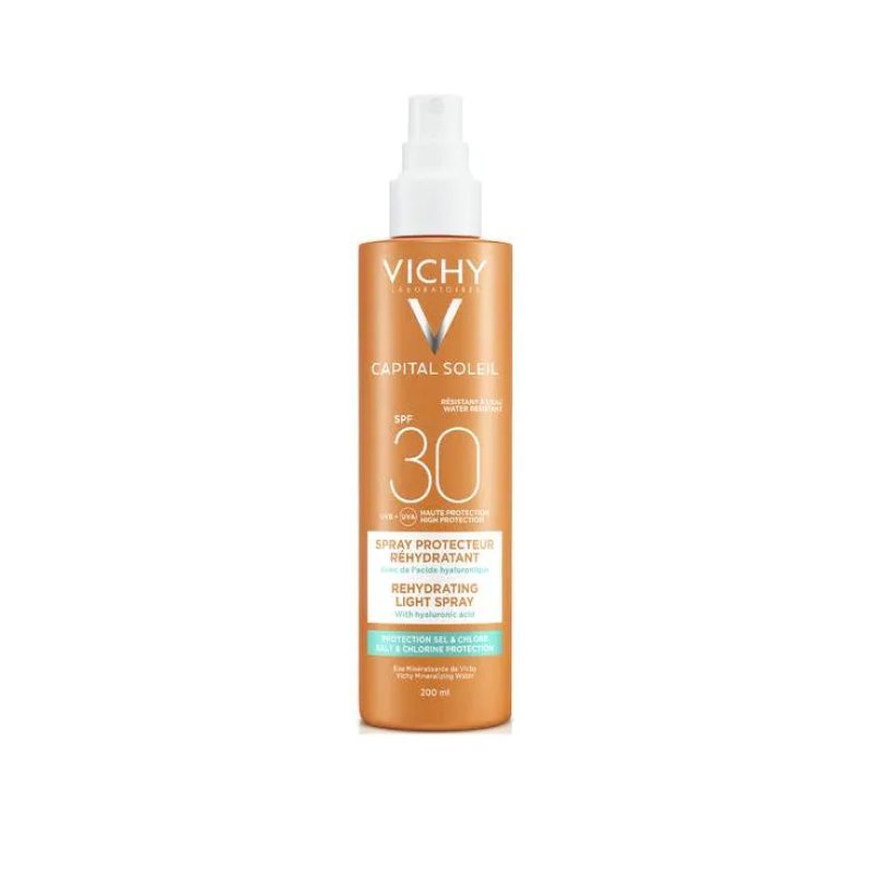 Vichy Capital Soleil Spray Anti Disidratazione SPF30 - Protezione solare idratante corpo - 200 ml - Immagine 5