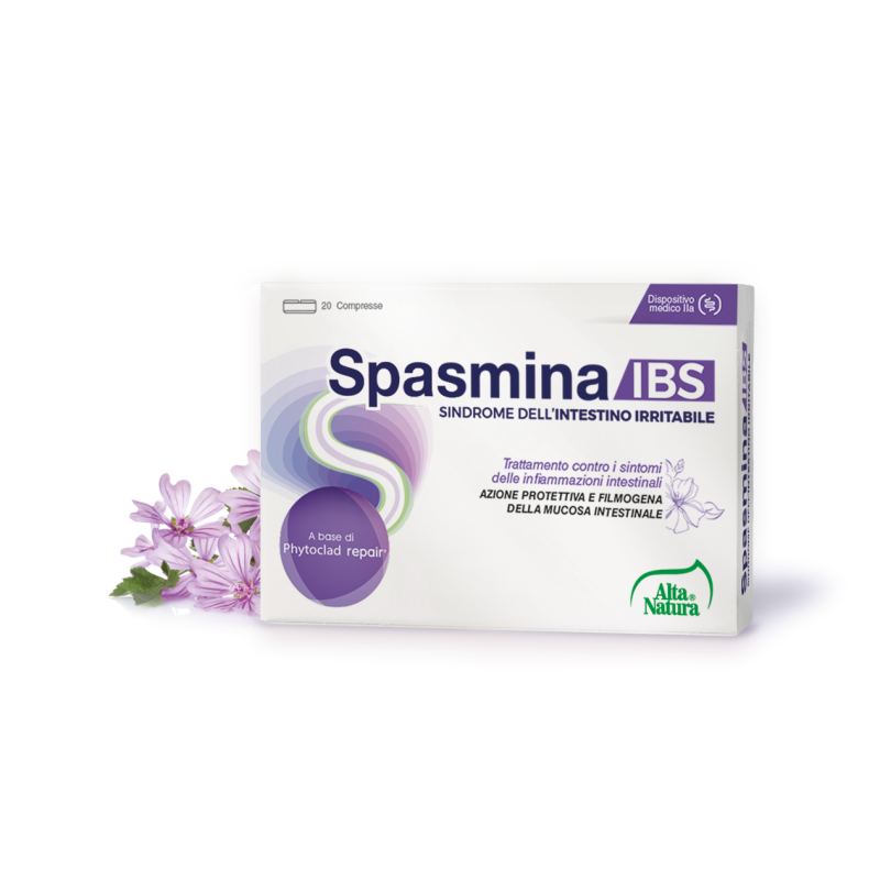 Alta Natura Malva Dm Spasmina Ibs Per Intestino 60 Compresse Rivestite - Immagine 6