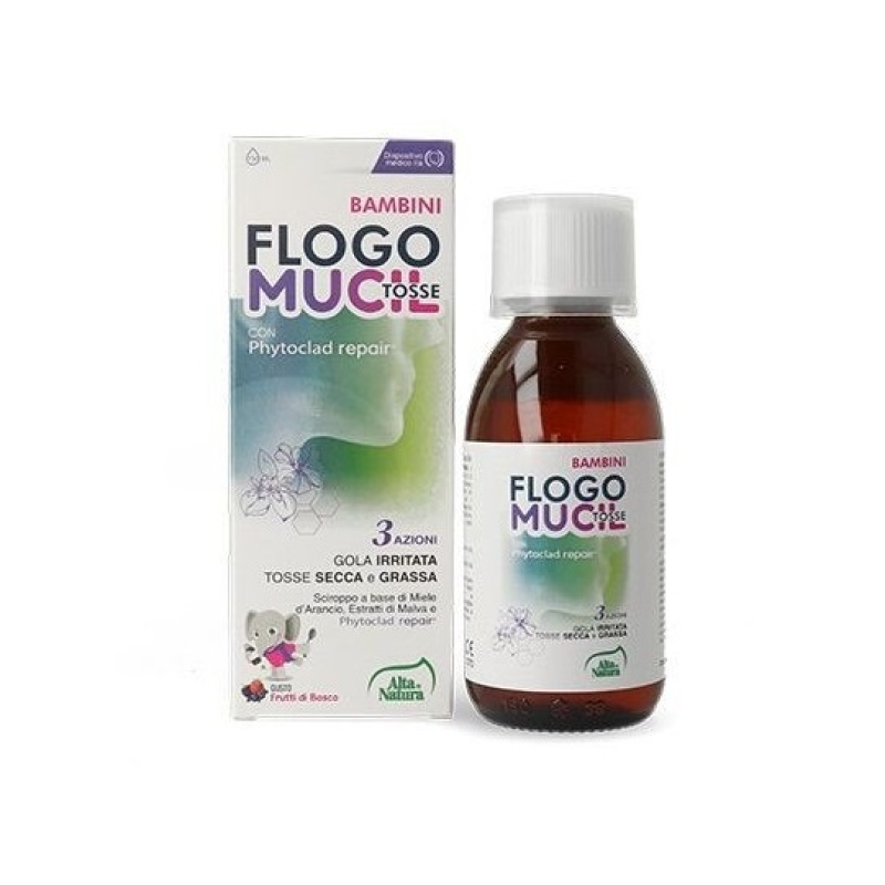 Alta Natura Flogomucil Tosse Bambini 150 Ml - Sciroppo Per La Tosse Grassa E Secca - Immagine 5