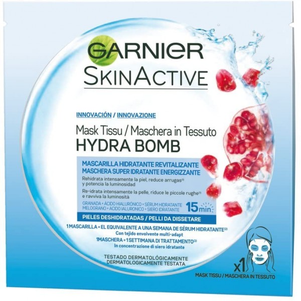 Garnier SkinActive Hydra Bomb Maschera Super Idratante Energizzante 28 g - - - Immagine 8