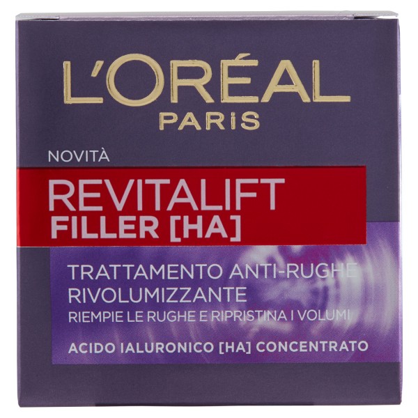 Loreal Donna Bianco L'oreal, L'oréal Paris Crema Viso Giorno Revitalift Filler, Azione Antirughe Rivolumizzante Con Acido Ialuronico Concentrato, 50 Ml., Taglia: Fasul - Immagine 9