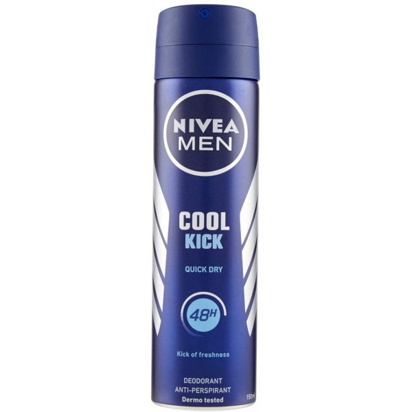 Nivea Men Cool Kick Deodorante Uomo Spray 150 ml - - - Immagine 8