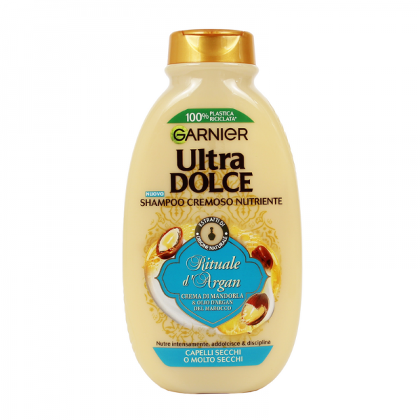 Saipo L'oreal Garnier - Ultra Dolce Rituale D'argan - Shampoo Per Capelli Molto Secchi E Indisciplinati 250 Ml - Immagine 6