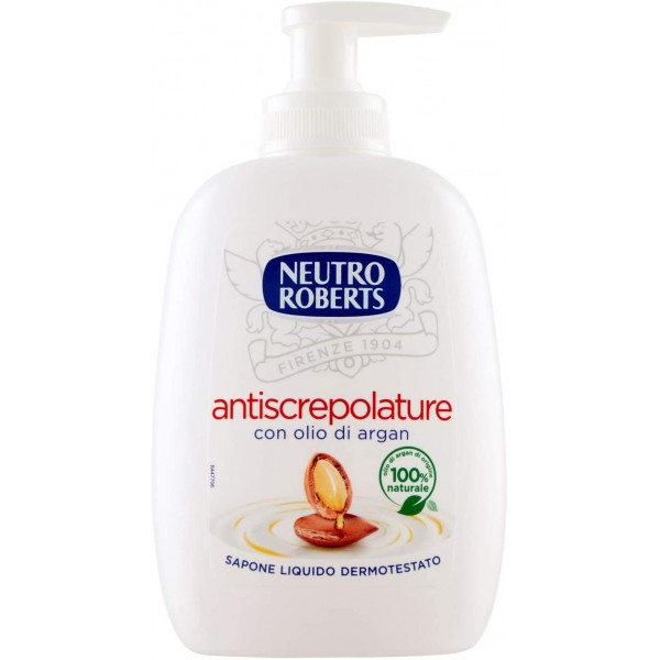 Sapone Liquido Antiscrepolature Con Olio Di Argan Naturale 200 ml - Immagine 4