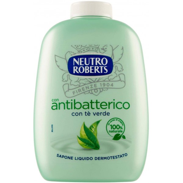 Neutro Roberts Sapone Liquido Ricarica Antibatterico 200 Ml - Immagine 2
