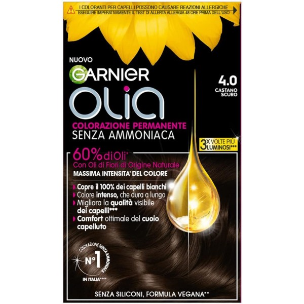 Olia Colorazione Permanente Castano Scuro 4.0 - - - Immagine 7