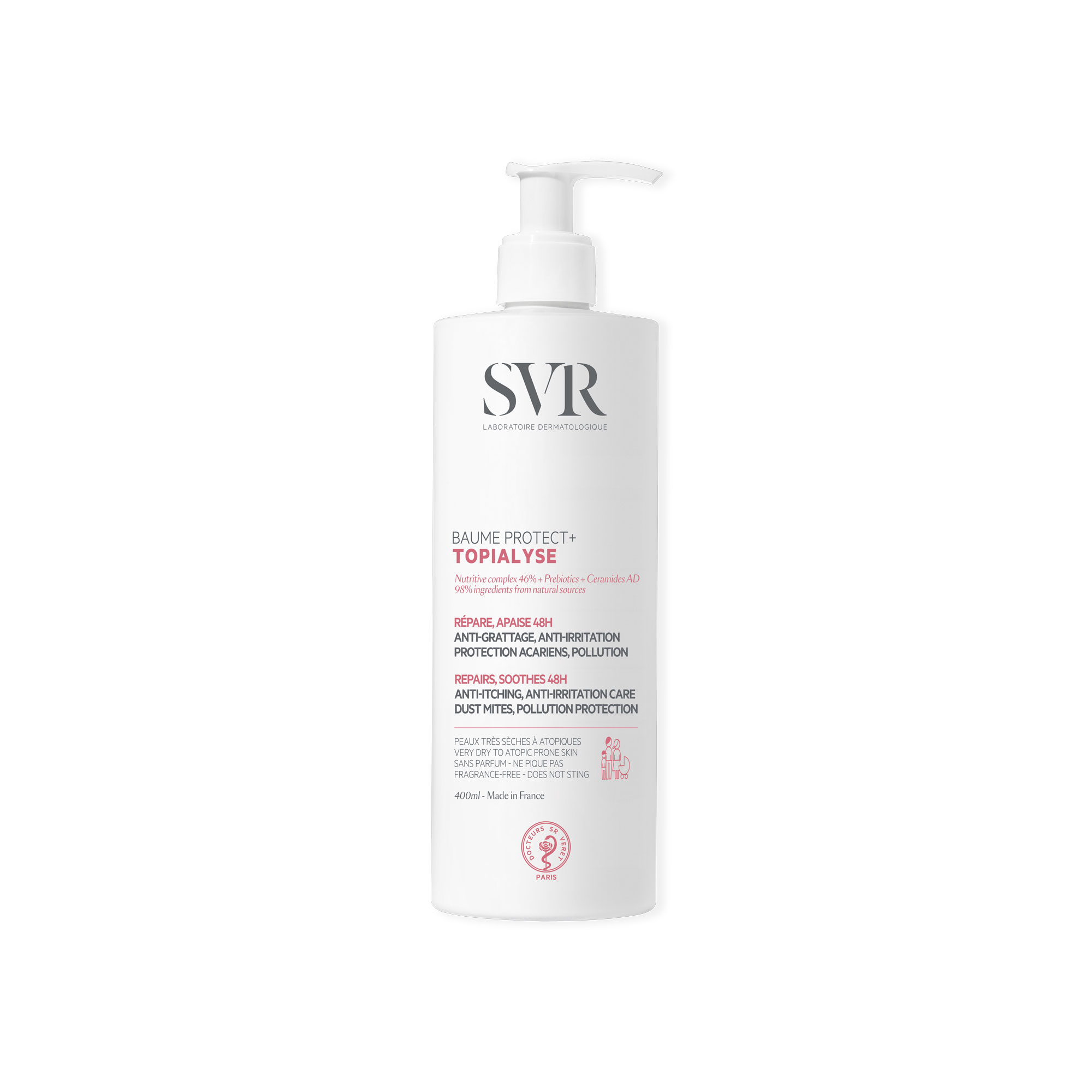 LABORATOIRES SVR Topialyse Baume Protect+ - Balsamo Corpo Lenitivo 400 ml - Immagine 12