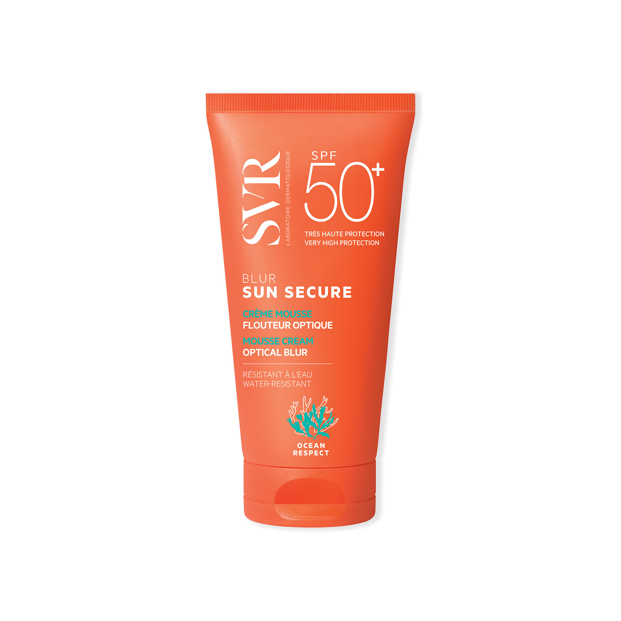 LABORATOIRES SVR Crema Solare Viso 50+ SPF Mousse Sun Secure Blur Protezione Molto Alta 50 ml - Immagine 7