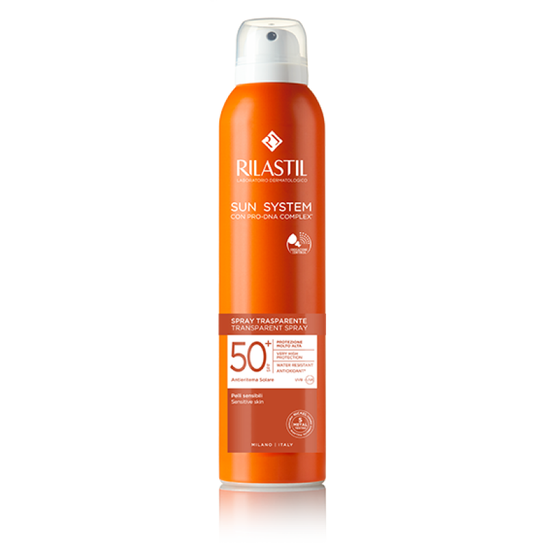 Rilastil Sun System Spray Solare Trasparente Spf 50+ Protezione Corpo 200 Ml - Immagine 5