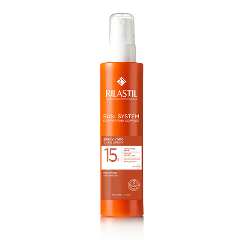 Ist.ganassini Spa Rilastil Sun System Spray Vapo Spf15 - Protezione Solare Bassa Per Il Corpo - 200 Ml - Immagine 4
