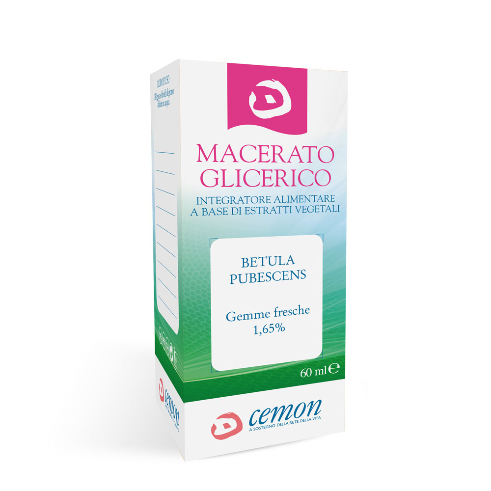 Betula Pubescens Gemme Macerato Glicerico 60ml Cemon