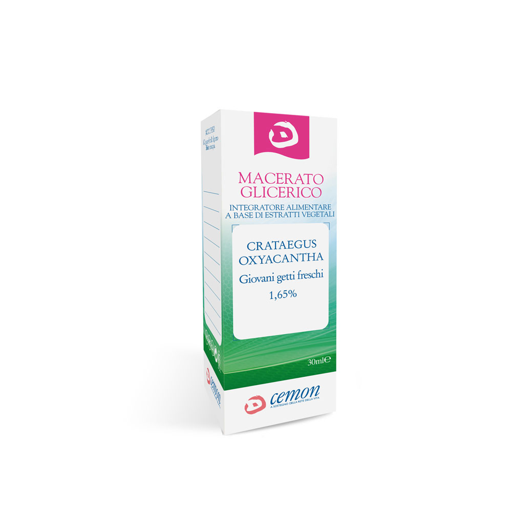 Crataegus Oxyacantha Getti Macerato Glicerico 30ml Cemon