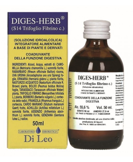 DIGES HERB S14 TRIFOGLIO 50ML - Immagine 5