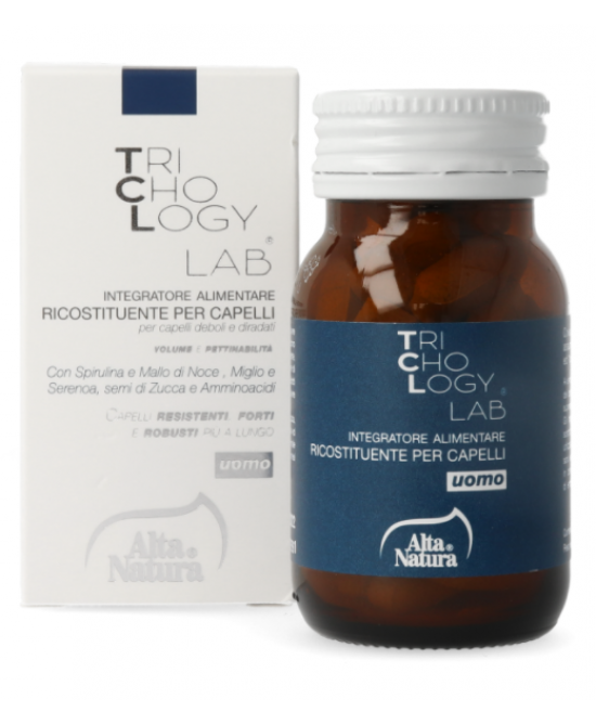 Alta Natura Trichology Lab Uomo Anticaduta 50 Compresse - Integratore Ricostituente Per Capelli - Immagine 6