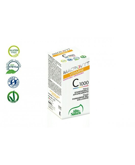 Alta Natura Macrovyt Vitamina C 1000 Fast & Slow 30 Compresse - Immagine 6
