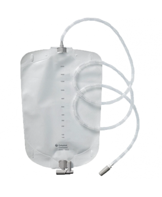 Coloplast Grigia/Bianca/Bianco Sacca Da Letto Conveen Secca Per Urine 1,5 L, 90Cm - Immagine 4