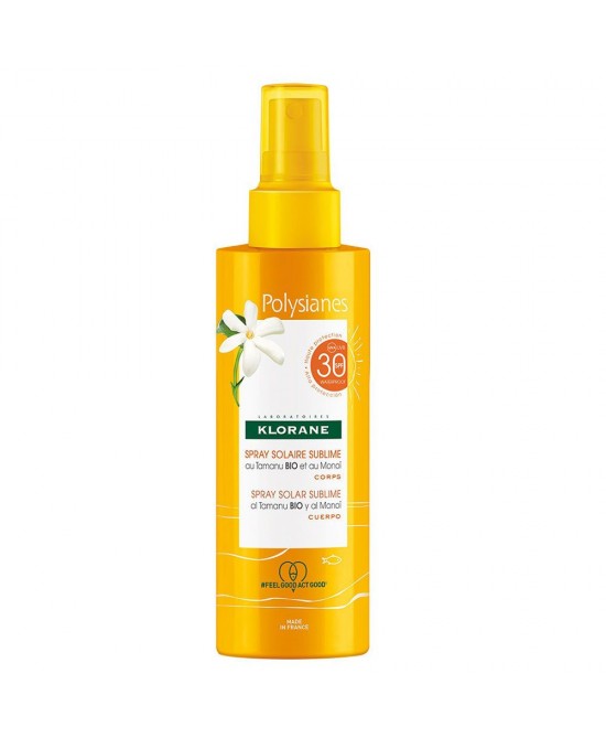 Klorane | Klorane Donna Klorane Spray Solare Sublime Con Tamanu Bio E Monoi Spf 30 - Alta Protezione Solare 200 Ml - Immagine 8