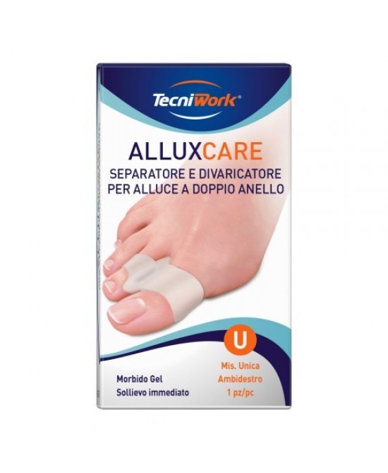 Tecniwork | Alluxcare Tecniwork Alluxcare Doppio Anello Separatore Per Alluce - Ambidestro Misura Unica 1 Pz Fasciatura Bambino - Immagine 6