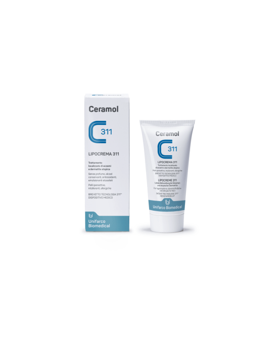 Ceramol Lipocrema 311 Emolliente Riparatore 50ml - Unifarco - Immagine 5